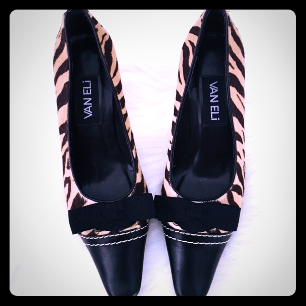Van Eli Leopard Print Heels